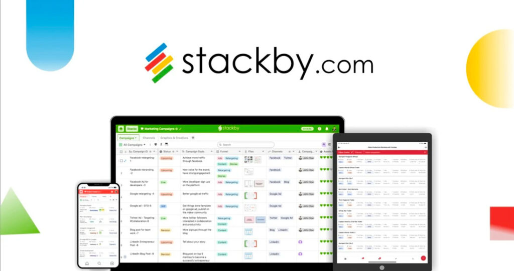 Use Stackby lifetime deal to manage the data and automate the processes